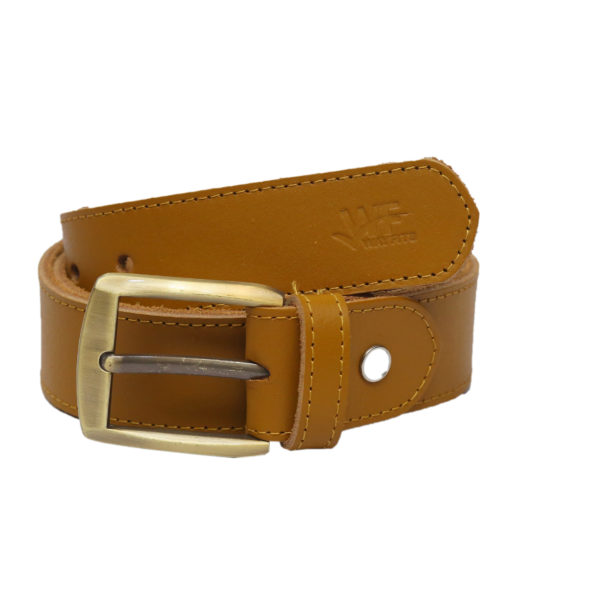 Belts Luxury Full Grain Leather Belts (Gold)
