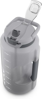128oz Water Bottle with Time Markers & Leak-Proof Lid