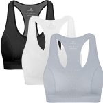 High Impact Sports Bras for Women – 3 Pack Workout Bra