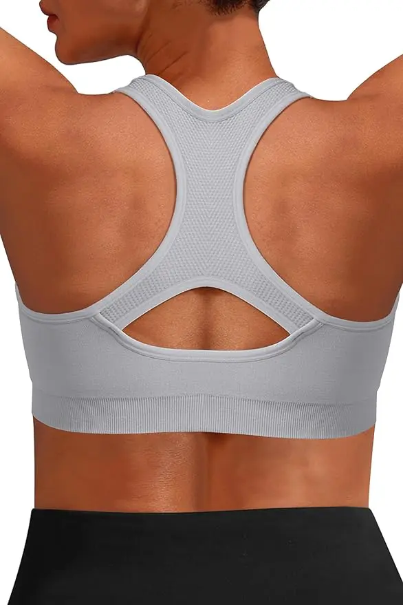 High Impact Sports Bras for Women – 3 Pack Workout Bra