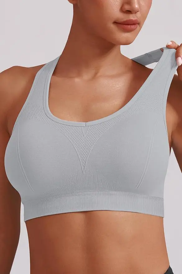 High Impact Sports Bras for Women – 3 Pack Workout Bra