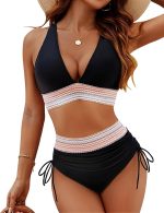 High Waisted Bikini Set – Tummy Control Two Piece Swimsuit