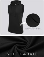 Men’s Sleeveless Hoodie Workout Set