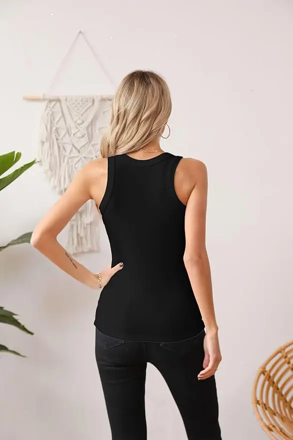 Women’s Ribbed Racerback Tank Top
