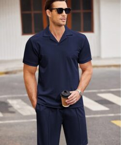 Men’s 2 Piece Polo and Shorts Set