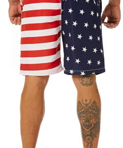 Men’s American Flag Swim Trunks
